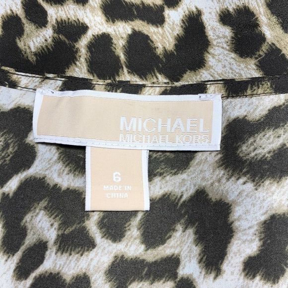 Michael Kors Cheetah Print Top - Picture 5 of 5